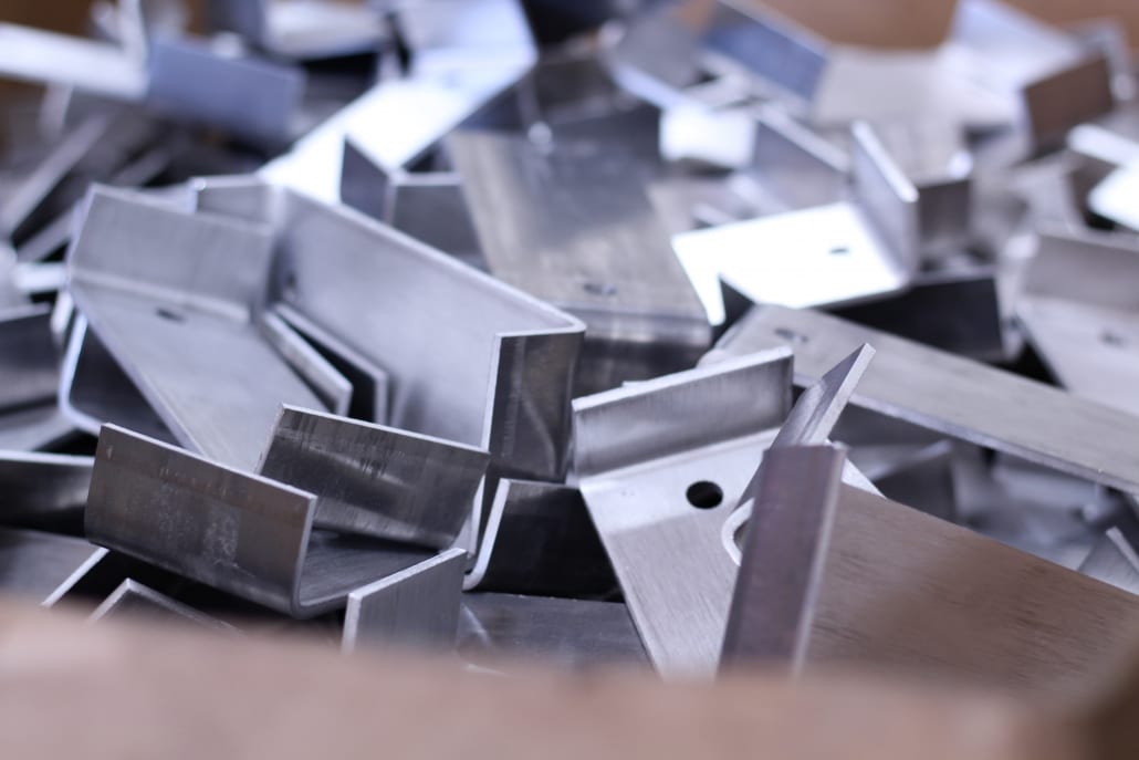 Fabricated aluminum brackets - Staub